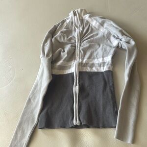 Bebe zip up sweater size small